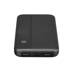 S-Link IP-G10N Siyah 10000 mah Micro+Type C Girişli Dual USB Powerbank Taşınabilir Pil Şarj Cihazı