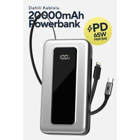 S-Link IP-G20M PD65W 20000 mAh Makaralı Mavi LCD Taşınabilir Powerbank