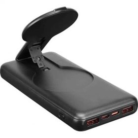 S-Link P110 10000mAh PRM PD22.5W+QC3.0 Magsafe 15W Kablosuz Siyah Powerbank