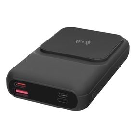 S-Link P135 10000 mAh 15W Magsafe Dahili Kablo Siyah Gizli Led Taşınabilir Pil Şarj Cihazı