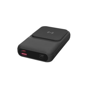 S-Link P135 10000 mAh 15W Magsafe Dahili Kablo Siyah Gizli Led Taşınabilir Pil Şarj Cihazı
