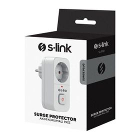 S-Link SL-010 Anahtarlı Isıya Duyarlı Devre ve Akım Korumalı Tekli Priz