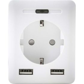S-Link SL-04 2.4GHZ Tuya Destekli 2XUSB 10A Wifili Akım Korumalı Priz