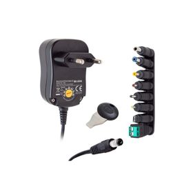 S-Link SL-128C 3 Volt - 12 Volt 8 Uçlu Switch Mode Plastik Kasa Adaptör