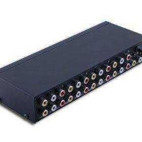 S-Link SL-18AV Siyah 8'li AV Splitter
