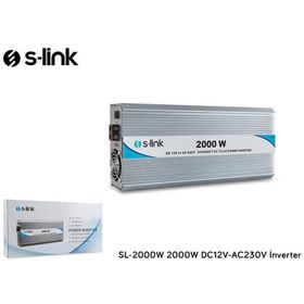 S-Link SL-2000W 2000W DC 12V-230V İnvertör