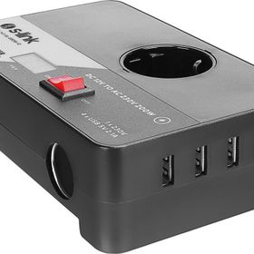 S-Link SL-200W-12 200W DC12V-AC230 Çakmaktan Power Inverter