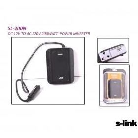 S-link SL-200W 12-230V DC-AC 200W Inverter