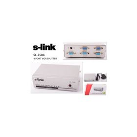 S-Link SL-2504 4 Port 250 Mhz VGA Çoklayıcı