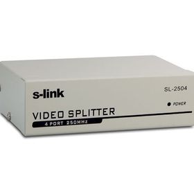 S-Link SL-2504 4 Port 250 Mhz VGA Çoklayıcı
