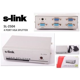 S-Link SL-2504 4 Port 250 Mhz VGA Çoklayıcı