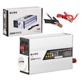 S-Link SL-300W 300W DC 12-230V Çakmaktan Power Inverter