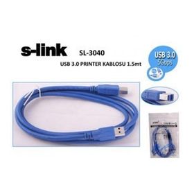 S-LINK SL-3040 1.5 M USB 3.0 USB YAZICI KABLOSU