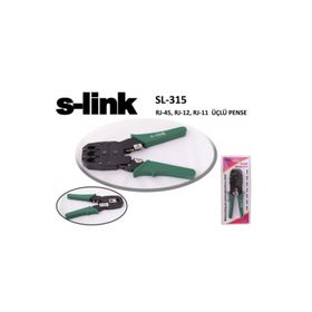 S-Link SL-315 RJ-45/RJ-12/RJ-11 Üçlü Network Pense