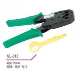 S-Link SL-315 RJ-45/RJ-12/RJ-11 Üçlü Network Pense