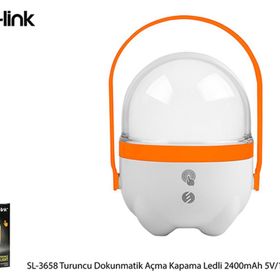 S-Link SL-3658 Turuncu Ledli Işıldak