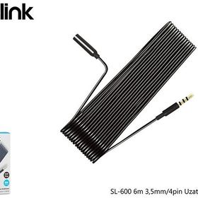 S-Link SL-600 6m 3,5mm-4pin Uzatma Kablosu