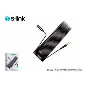 S-Link SL-600 6m 3,5mm-4pin Uzatma Kablosu