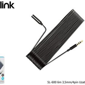 S-Link SL-600 6m 3,5mm-4pin Uzatma Kablosu