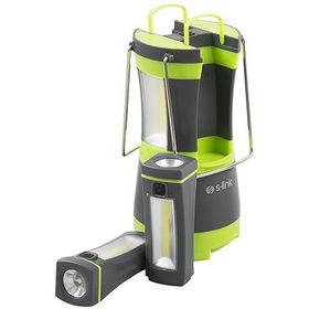 S-Link SL-8701 Ayrılabilir Mini El Fenerli Yeşil Ledli Kamp Feneri