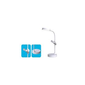 S-Link Sl-8740 Masa Üstü Ledli Fanlı - Aynalı Makyaj Ve Okuma Lambası