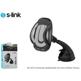 S-Link SL-AT15 Gri Universal Ayarlanabilir Araç İçi Telefon Tutucu