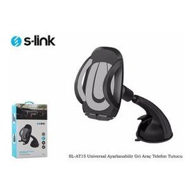S-Link SL-AT15 Gri Universal Ayarlanabilir Araç İçi Telefon Tutucu