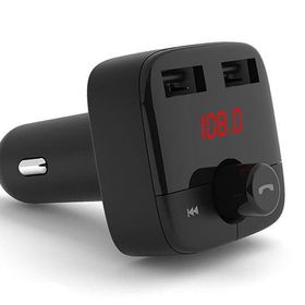 S-link SL-BT231 Led Ekran USB+TF Desteği Çift Usb 2.4A Bluetooth