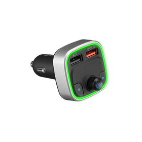 S-Link Sl - Bt401 Rgb Bluetooth V5.0 Led Ekran Tf Kart 64 g Çift Usb QC3.0 + 5v / 2.4a Hızlı Şarjlı Fm Transmitter