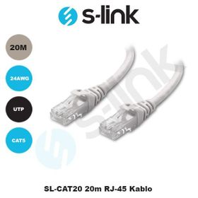 S-Link SL-CAT20 20m Ağ Kablosu