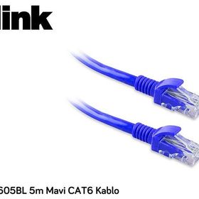 S-link SL-CAT605BL Mavi Ağ Kablosu