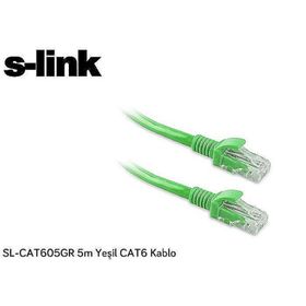 S-Link SL-CAT605GR Yeşil Ses Görüntü Kablosu