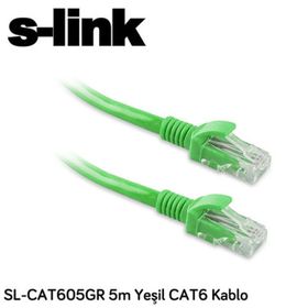 S-Link SL-CAT605GR Yeşil Ses Görüntü Kablosu