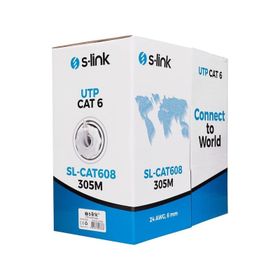 S-Link SL-CAT608 305 mt Gri UTP Cat6 Network Kablosu