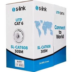 S-Link SL-CAT608 305 mt Gri UTP Cat6 Network Kablosu