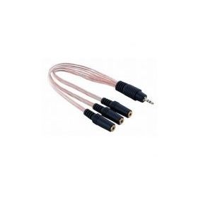 S-Link SL-DC53 DC3.5 M To DC3.5 F 3'lü Ses Çoklayıcı Kablo