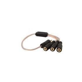 S-Link SL-DC53 DC3.5 M To DC3.5 F 3'lü Ses Çoklayıcı Kablo