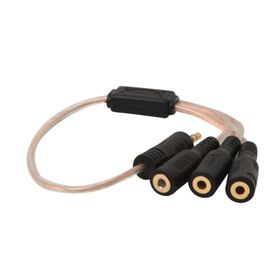 S-Link SL-DC53 DC3.5 M To DC3.5 F 3'lü Ses Çoklayıcı Kablo