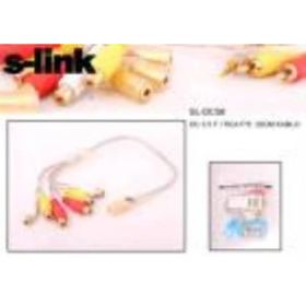 S-Link SL-DC56 3.5 mm Stereo 6'lı Ses Çoklayıcı