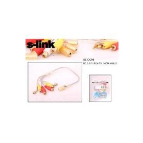 S-Link SL-DC56 3.5 mm Stereo 6'lı Ses Çoklayıcı