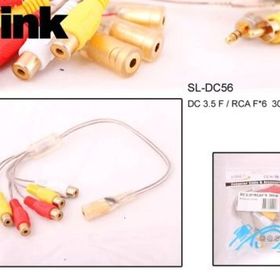 S-Link SL-DC56 3.5 mm Stereo 6'lı Ses Çoklayıcı
