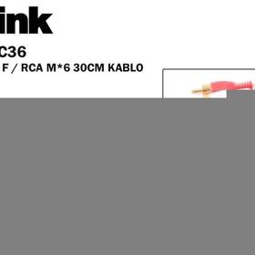 S-Link SL-DCR36 DC3.5-F - RCA Kablo
