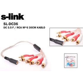 S-Link SL-DCR36 DC3.5-F - RCA Kablo