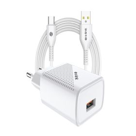 S-Link SL-EC40T Type-C 5V 2400MA Beyaz Kablolu Ev Şarj Adaptörü