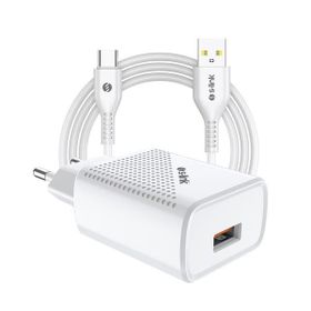 S-Link SL-EC40T Type-C 5V 2400MA Beyaz Kablolu Ev Şarj Adaptörü