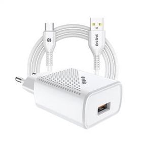 S-Link SL-EC40T Type-C 5V 2400MA Beyaz Kablolu Ev Şarj Adaptörü