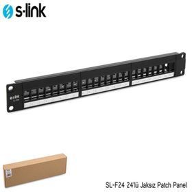 S-Link SL-F24 24'lü Jaksız Patch Panel
