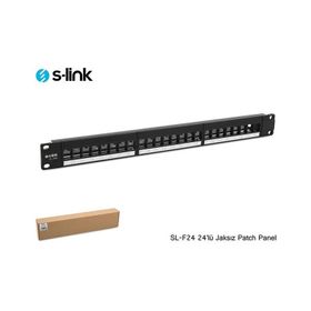 S-Link SL-F24 24'lü Jaksız Patch Panel