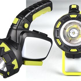 S-Link SL-F894 5W LED 18 Beyaz 18 Kırmızı Ledli Işık Modlu Döner Kollu El Feneri