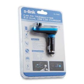 S-link SL-FM66 SD/Usb Destekli + 2.1A Usb Şarj Portlu Fm Transmitter